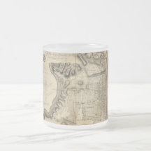 Old Map of Philadelphia Pennsylvania from 1796 Coffee Mugs