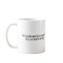 Old Math to Infinity mugs