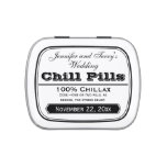 Old Medicine Labels Wedding Favors Chill Pill Tin Candy Tin at Zazzle