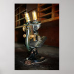 Old Microscope Print