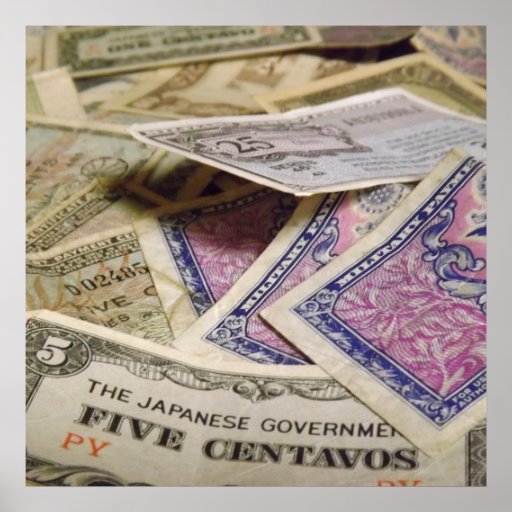 Old Military Money Poster Zazzle