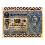 Old Money: 5 German Mark Postcards