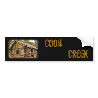 Old Mountain Cabin Bumper Sticker