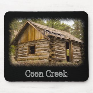 Old Mountain Cabin Mouse Pads