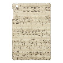Old Music Notes - Chopin Music Sheet iPad Mini Cover
