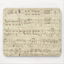 Old Music Notes - Chopin Music Sheet Mouse Pads