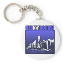 Old N.Y. Rocks! Keychain