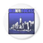 Old N.Y. Rocks! Refrigerator Magnets