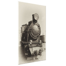 Old narrow-gauge steam engine Gr-269 Gallery Wrapped Canvas