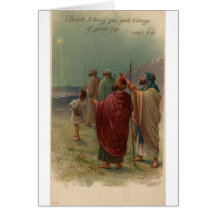 old nativity scene cards