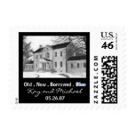 Old . New . Borrowed . Blue Wedding Stamp