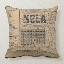 Old New Orleans MAP pillows