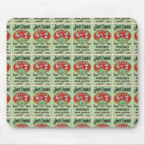 Old No 7 Whiskey Label Mouse Pad