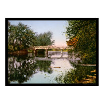 Old North Bridge Concord, MA 1900 posters by lc_vintagephotos Old North Bridge Concord, MA 1900 posters