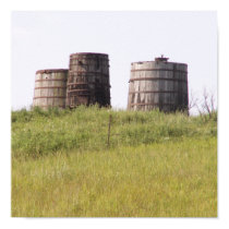 Old Oil storage Tanks posters