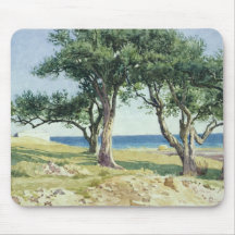 Old Olive Trees, Bordighera Mouse Pads