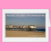 Old Orchard Beach Maine cards by eelkat Old Orchard Beach Maine cards