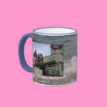 Old Orchard Beach, Maine mugs by eelkat Old Orchard Beach, Maine mugs