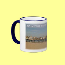 Old Orchard Beach Pier, Maine mugs