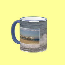 Old Orchard Beach Pier Maine mugs