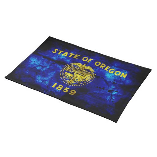 Old Oregon Flag; Place Mats