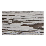 Old paint on wood business card template