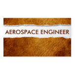 Old Paper Aerospace Engineer Business Card