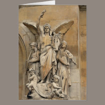 Old Paris Opera Statues-1 cards