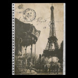old paris post card notebook notebooks