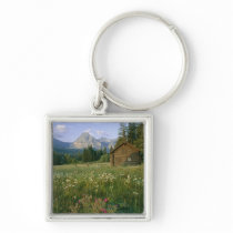 Old Park Service cabin in the Cut Bank Valley Keychains