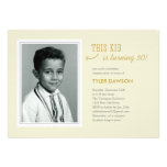 Old Photo Surprise Birthday Invitations - Light