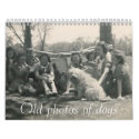 Old photos of dogs calendar