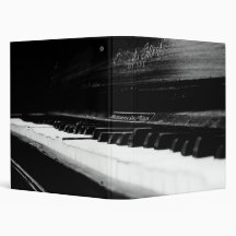 Old Piano Vinyl Binder