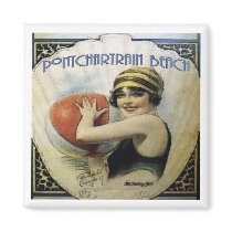 Old Pontchartrain Beach magnets by figstreetstudio Old Pontchartrain Beach magnets