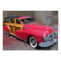 Old Pontiac Woodie cards