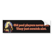 Old Pool Players_Bumper Sticker