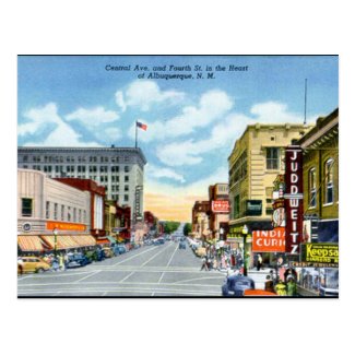 Old Postcard - Albuquerque, New Mexico, USA