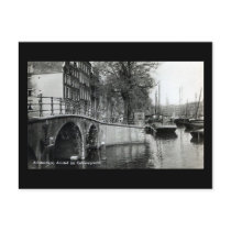 Old Postcard, Amsterdam by gregoryolney2 Old Postcard, Amsterdam