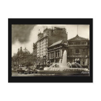 Old Postcard, Barcelona by gregoryolney2 Old Postcard, Barcelona