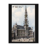 Old Postcard - Brussels Town Hall