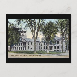 Old Postcard - Court House, Augusta, Maine postcard