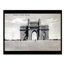Old Postcard - Gateway of India, Mumbai