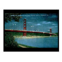Old Postcard - Golden Gate Bridge, San Francisco