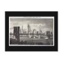 Old Postcard, New York City, Brooklyn Bridge