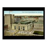 Old Postcard, New York City, Grand Central Station