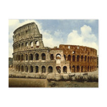 Old Postcard, Rome, the Colosseum