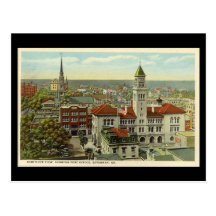 Old Postcard, Savannah, Georgia, USA