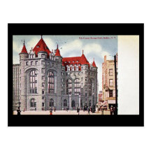 Old Postcard - Savings Bank, Buffalo, NY
