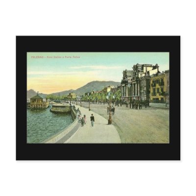 Old Postcard, Sicily, Palermo by gregoryolney2