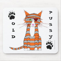 Old Puss Mousepad by PS_DESIGNS Old Puss Mousepad